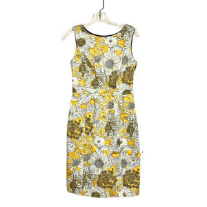 Liberty of London For Target Yellow Floral Dress Sz‎ 2 Cottagecore Wedding Guest